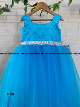 Load image into Gallery viewer, BT1246 Pearl Embellish Semi Party wear Frock
