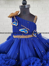 Load image into Gallery viewer, BT1249 Butterfly Theme Long Tail Birthday Party Wear Dress
