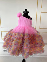 Load image into Gallery viewer, BT1412 Pastal Flower Theme  Birthday Gown
