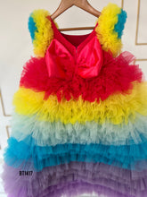 Load image into Gallery viewer, BT1417 Rainbow Rhapsody Festive Dress for Babies
