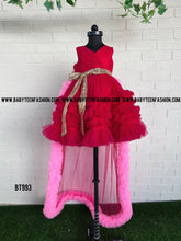 Load image into Gallery viewer, BT993 Double colour Lavender Gown
