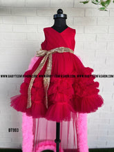 Load image into Gallery viewer, BT993 Double colour Lavender Gown

