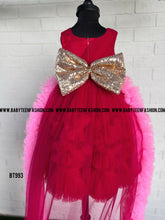 Load image into Gallery viewer, BT993 Double colour Lavender Gown
