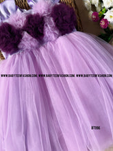 Load image into Gallery viewer, BT996 Lavender Whisper Gown – Soft Elegance for Little Celebrations
