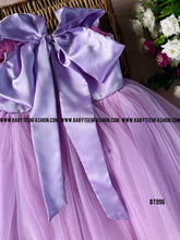 Load image into Gallery viewer, BT996 Lavender Whisper Gown – Soft Elegance for Little Celebrations
