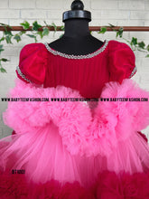 Load image into Gallery viewer, BT1001 Triple Layered Ruffled and Bouncy Frock
