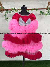 Load image into Gallery viewer, BT1001 Triple Layered Ruffled and Bouncy Frock
