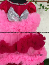 Load image into Gallery viewer, BT1001 Triple Layered Ruffled and Bouncy Frock
