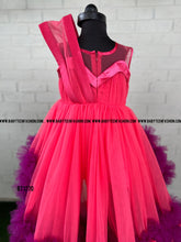 Load image into Gallery viewer, BT1270 Radiant Orchid Blossom Dress – Dazzle in Vibrance
