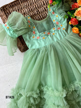 Load image into Gallery viewer, BT1426 Pastal Green Party wear Gown
