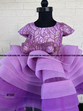 Load image into Gallery viewer, BT1282 Lavender Party wear Frock
