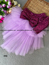 Load image into Gallery viewer, BT762 Lavender Sequin Twirl Dress - Sparkle with Every Step!
