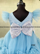 Load image into Gallery viewer, BT1283 Butterfly Theme Pompoms Partywear Frock
