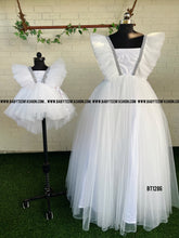 Load image into Gallery viewer, BT1286 White Party Frock for Baptism or Birthday
