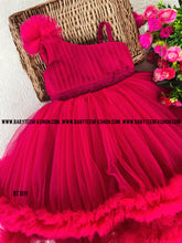 Load image into Gallery viewer, BT1011 Double Ruffled One Shoulder Partywear Frock
