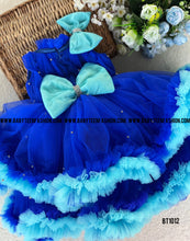 Load image into Gallery viewer, BT1012 Halter Neck Ruffle Party Wear Frock
