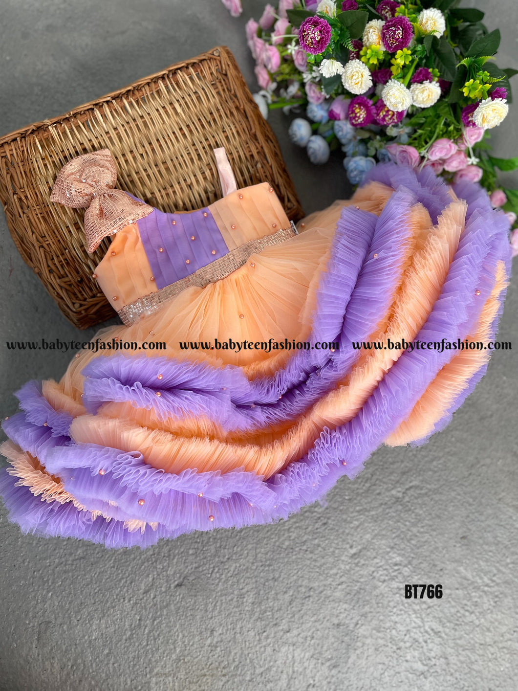 BT766 Sunset Serenade: Little Blossom Gown