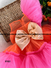 Load image into Gallery viewer, BT1021 Fluffy Semi Party wear Frock Ruffle Sleeves
