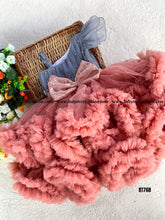 Load image into Gallery viewer, BT768 Blush Blossom Dress – Petal-Soft Perfection for Parties!
