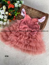 Load image into Gallery viewer, BT769 Coral Charm Ruffle Dress  A Whisper of Elegance
