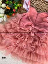 Load image into Gallery viewer, BT769 Coral Charm Ruffle Dress  A Whisper of Elegance
