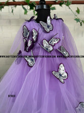Load image into Gallery viewer, BT1031 Butterfly theme Birthday Dress for Baby and Teenage Girls
