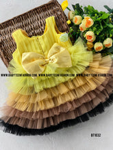 Load image into Gallery viewer, BT1032   Honeybee Theme Partywear Frock

