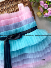 Load image into Gallery viewer, BT781 Pastal Shades Party wear Frock
