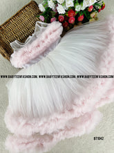 Load image into Gallery viewer, BT1042  Double Ruffles Birthday Frock For Baby
