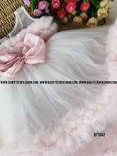 Load image into Gallery viewer, BT1042  Double Ruffles Birthday Frock For Baby
