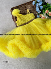 Load image into Gallery viewer, BT1051 One Side Shoulder Birthday Frock with Ruffles for Baby to Teenage Girls
