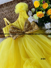 Load image into Gallery viewer, BT1051 One Side Shoulder Birthday Frock with Ruffles for Baby to Teenage Girls
