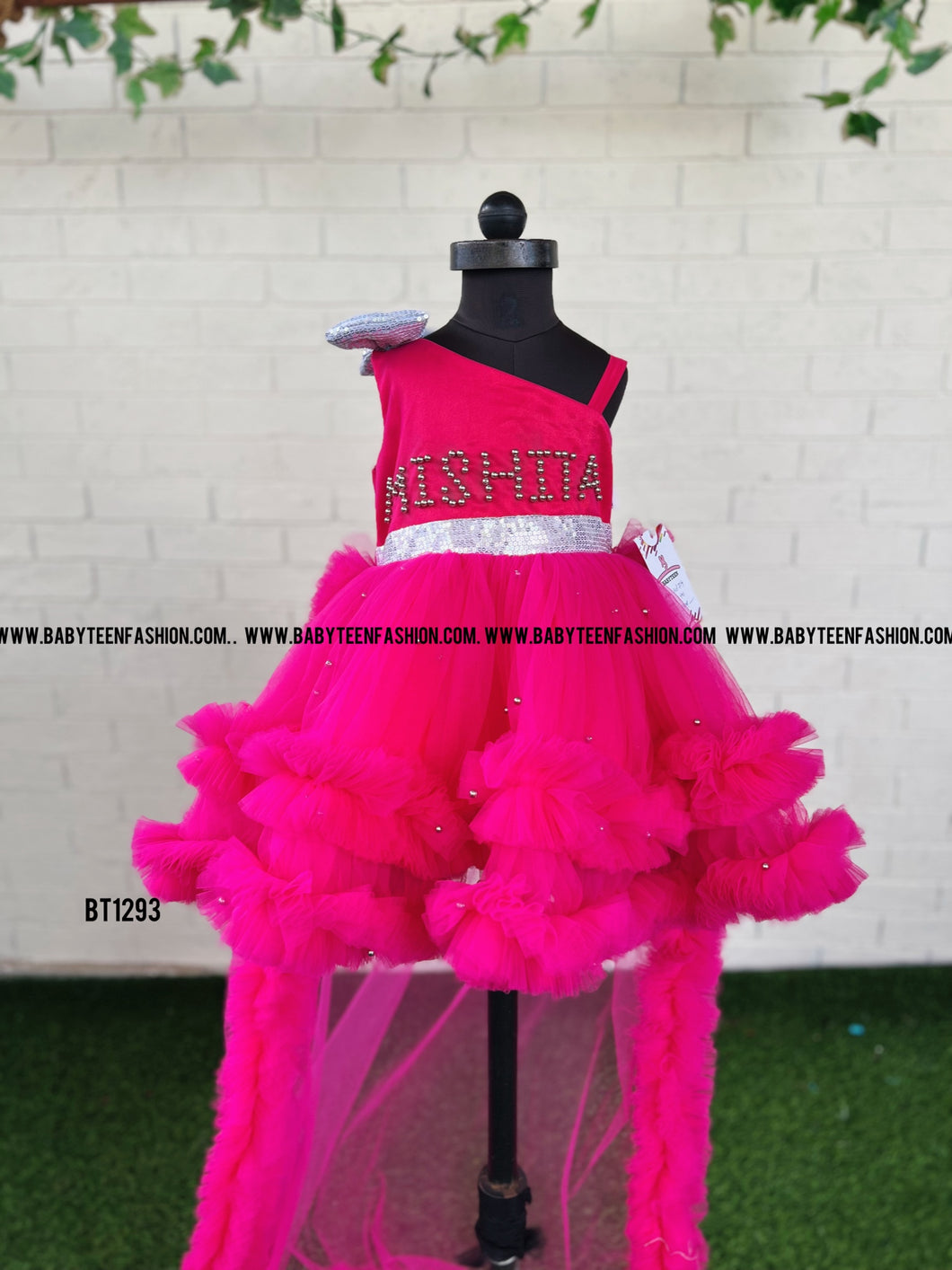 BT1293 Radiant Fuchsia Frolic Dress - Celebrate in Style