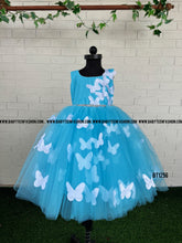 Load image into Gallery viewer, BT1256  Sky&#39;s Embrace Dress – A Flutter of Elegance
