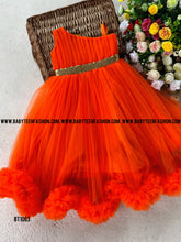 Load image into Gallery viewer, BT1063 Orang Gold Sequins Frock

