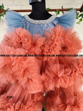 Load image into Gallery viewer, BT1067  Heavy Bouncy Party wear Outfit For Birthday Girls
