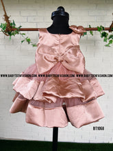 Load image into Gallery viewer, BT1068 Rosegold Peplum Frock
