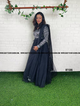 Load image into Gallery viewer, BT1306 Black Sequins Partywear Mom Adult Gown
