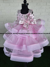 Load image into Gallery viewer, BT1307 Luxury Partywear Crinoline Bouncy Frock
