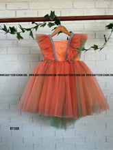 Load image into Gallery viewer, BT1309  Sunset Shimmer Tutu Dress - A Radiant Ruffle Delight
