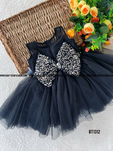 Load image into Gallery viewer, BT1312 Midnight Charm Frock – Elegance in Every Twirl
