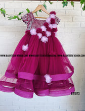Load image into Gallery viewer, BT1073 Luxury Party wear Outfit For Girls
