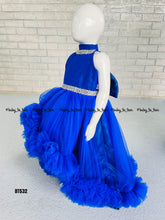 Load image into Gallery viewer, BT532 High Low Royal Blue Frock for Birthday
