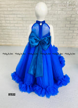 Load image into Gallery viewer, BT532 High Low Royal Blue Frock for Birthday
