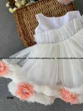Load image into Gallery viewer, BT798 White flower Frock
