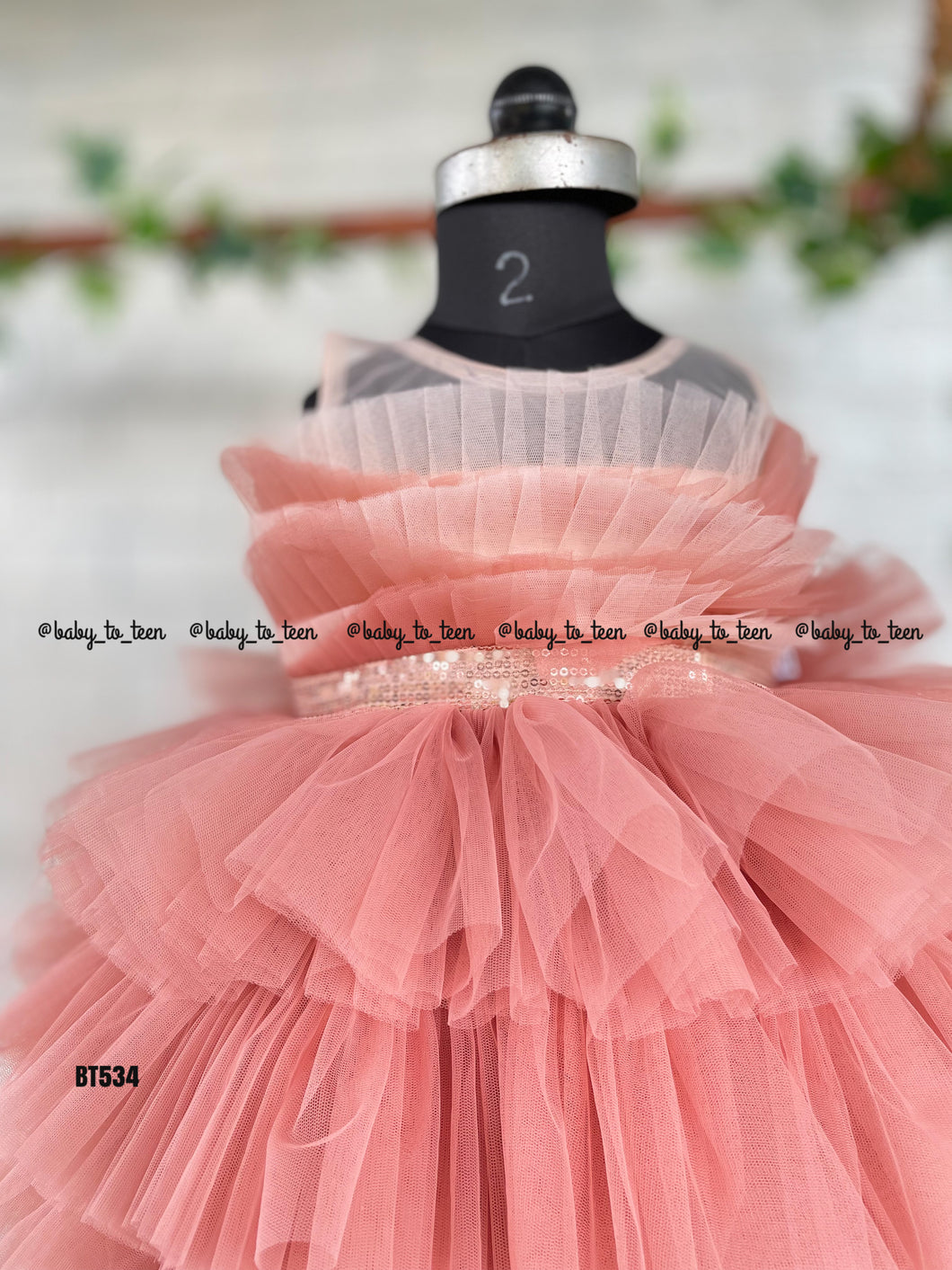 BT534 Rosegold Frock