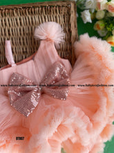 Load image into Gallery viewer, BT807 Double Bow Ruffle Gown
