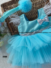 Load image into Gallery viewer, BT808 Feather Party Wear Frock
