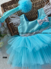Load image into Gallery viewer, BT808 Feather Party Wear Frock
