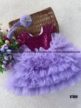 Load image into Gallery viewer, BT809 Glittering Joy: Kids&#39; Sparkle Frolic Dress
